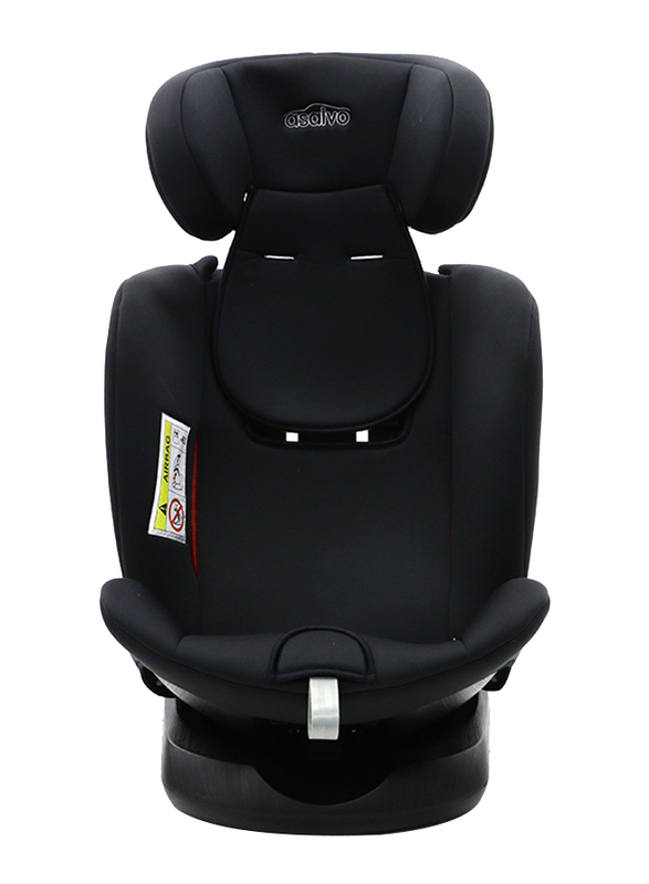 Asalvo Tutto Fix All in 1 360° Isofix Baby Car Seat, Group 0+/1/2/3, Black