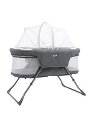 Asalvo Mini Cot Trip Folded, Grey