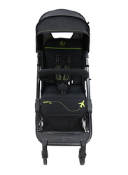 Asalvo Travel Stroller, Black/Green