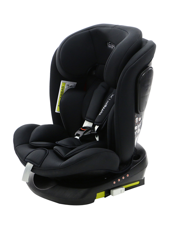 Asalvo Tutto Fix All in 1 360° Isofix Baby Car Seat, Group 0+/1/2/3, Black
