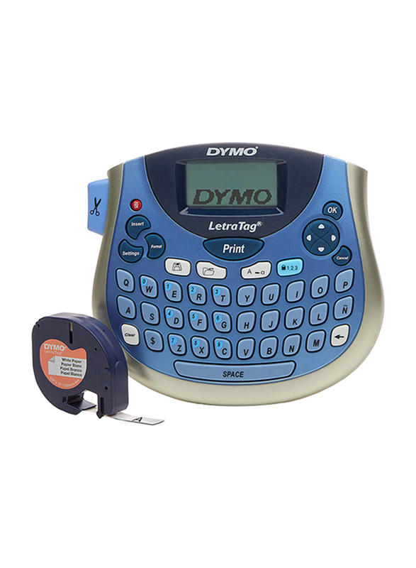 

Dymo LetraTag Plus LT-100T 2 Tapes Label Printers, Blue