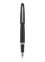 Pilot Mr Animal Collection Fountain Stylo Pen, Fine Nib, Matte Black Barrel with Crocodile Accent, Black