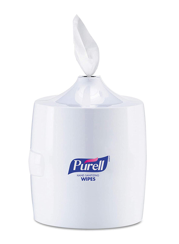 Purell Wall Mounted Wipes Dispenser, 9019-01, White, 1 Piece