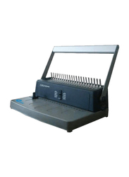 Eagle Spiral Binding Comb-Manual Machine, CB-210, Blue/Grey