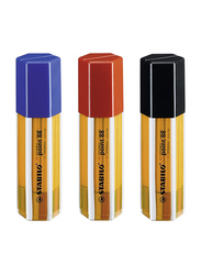 Stabilo Point Big Point Fineliner Pens, 88 Pieces, Multicolor