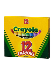 Crayola Crayons, 12 Pieces, CY520012, Multicolor