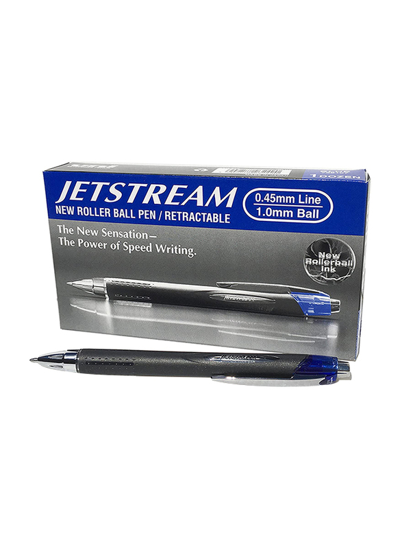 Uniball 12-Piece Jetstream Ballpoint Pen Set, 1.0mm, SX 210, Blue