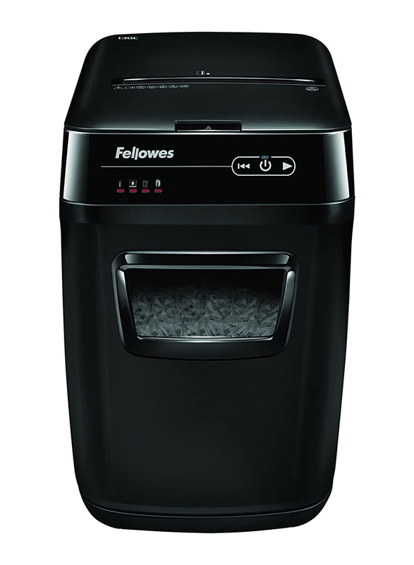 

Fellowes Automax 130C Cross Cut Shredder, Black