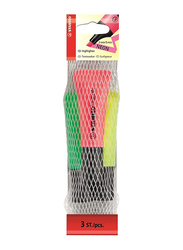 Stabilo 3-Piece Neon Highlighter Pen, 5mm, Assorted Color