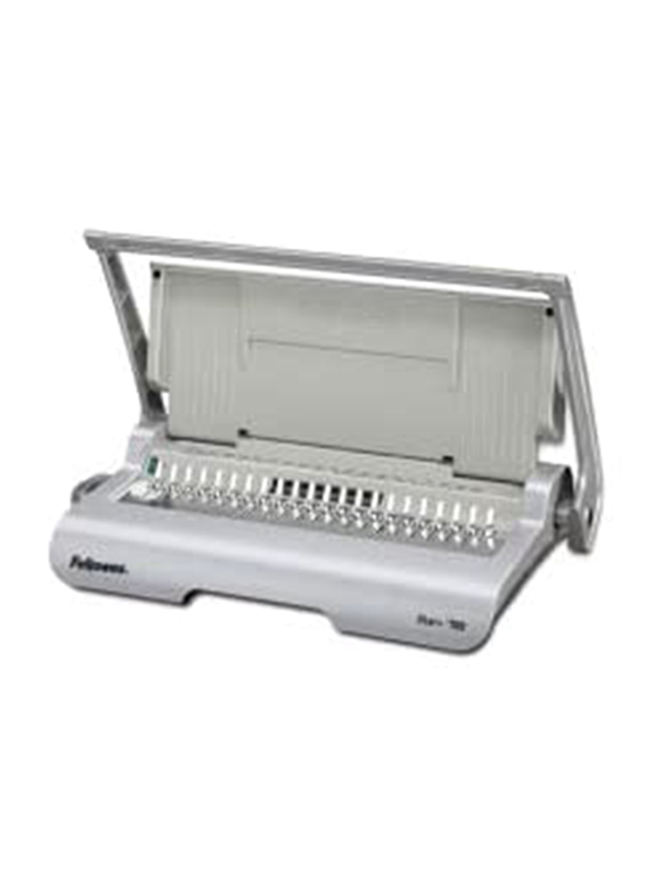 Quick Office Fellowes Star 150 Manual Comb Binding Machine, White