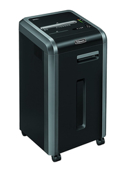Fellowes Powershred 100% Jam Proof Cross-Cut Paper Shredder, 225CI, Black
