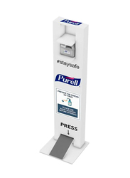 Purell Hand Sanitizer Foot Operated Stand, PFOS-01, White, 1 Piece