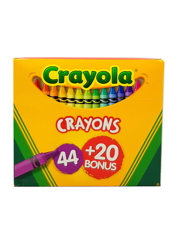 Crayola Crayons, 64 Pieces, CY520064, Multicolor