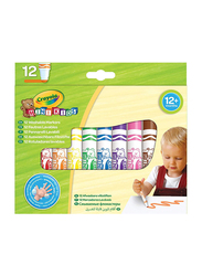 Crayola 12-Piece Minikids Markers, CY03-8325, Multicolor