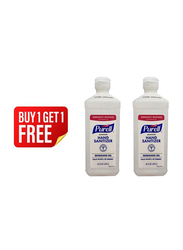 Purell Advanced Hand Sanitizer Bottle Pump, 9636-12, White, 2 x 473ml