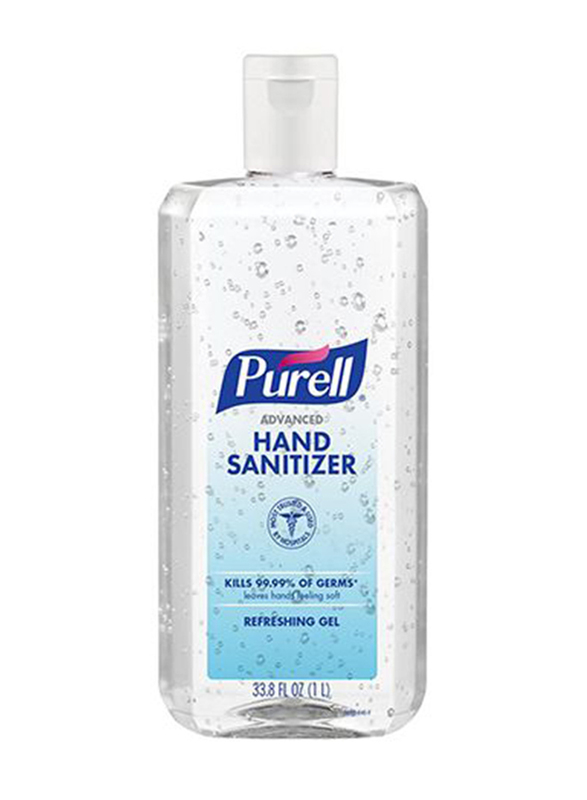 Purell Advance Hand Sanitizer Refreshing Gel, 9683-04, 1 Liter