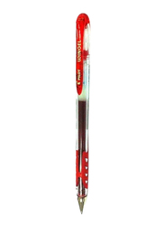 Pilot 12-Piece Wingel Rollerball Pen Set, Fine 0.7mm, Red