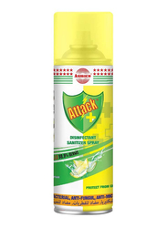 Asmaco Attack Fresh Lemon Disinfectant Sanitizer, 400ml