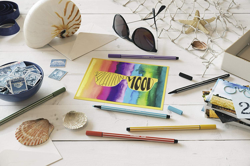 Stabilo Pen 68 Sketch Pen, 6 Pieces, Assorted Colors