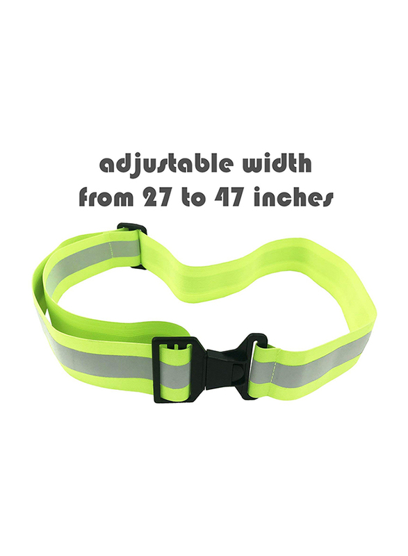 HiVisible Reflective Army PT Belt, Green