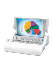 Fellowes Pulsar E 300 Electric Comb Binding Machine, FEL5216701, White