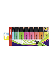 Stabilo 8-Piece Boss Original Highlighter Pen Set, 2mm/5mm, Assorted Color