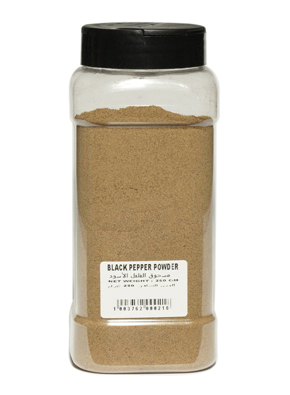 Kisa 100% Pure and Natural Black Pepper Powder Bottle, 200g