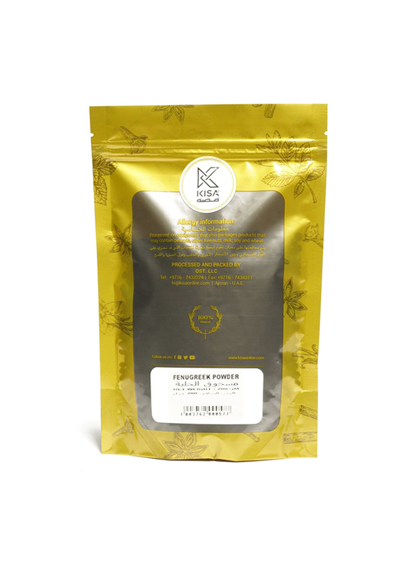 Kisa 100% Pure and Natural Fenugreek Powder, 200g