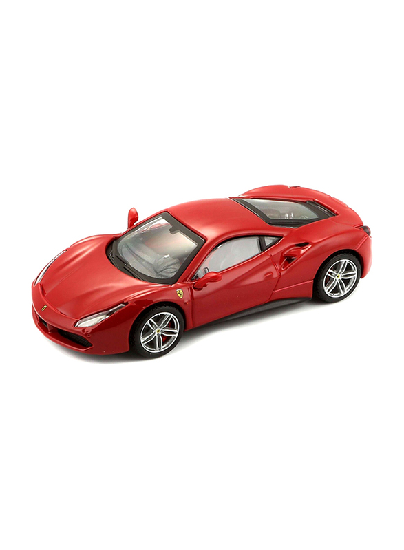 

Bburago Ferrari Signature Ferrari 488 GTB, 1:43 Scale, Red, Ages 1+