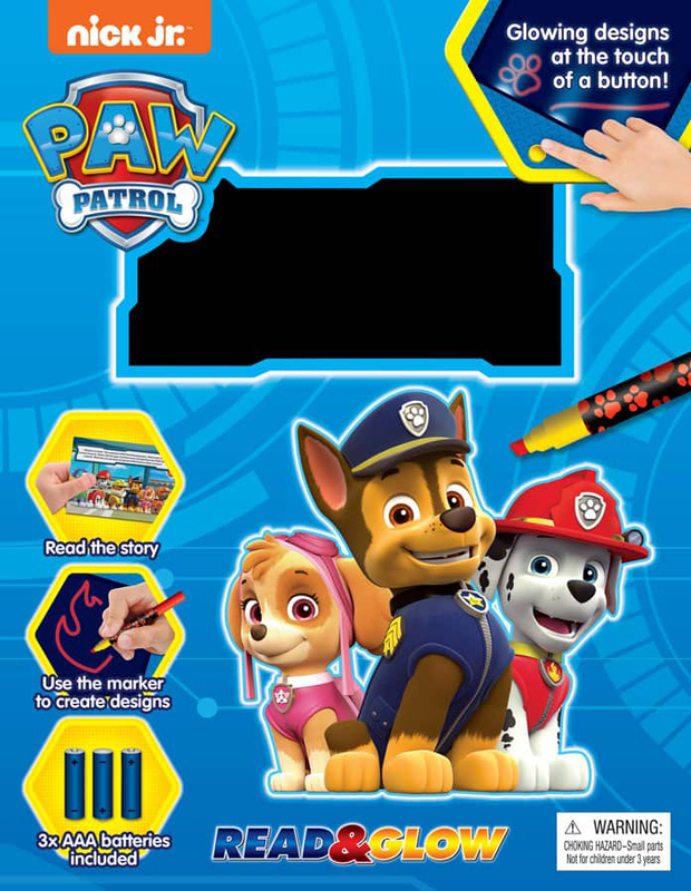 

Spin Master Nickelodeon Paw Patrol: Read & Glow, Board Book, By: Phidal Publishing Inc.