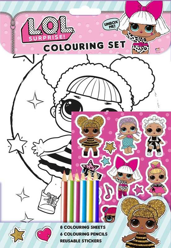 

LOL Surprise! Colouring Set, Paperback Book, By: Alligator