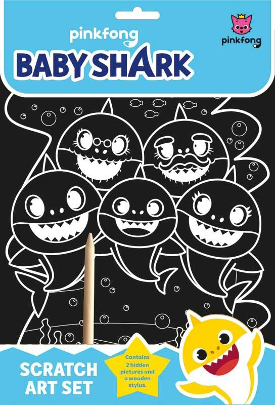 

Pinkfong Baby Shark Scratch Art Set, Paperback Book, By: Alligator