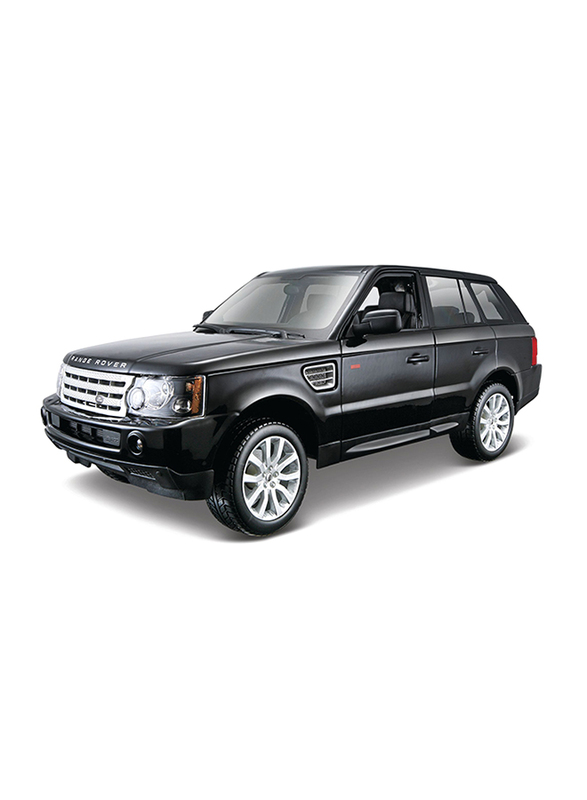 

Bburago Range Rover Sport Diecast Model Car, 1:18 Scale, Black, Ages 1+