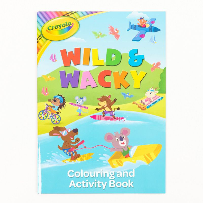 

Crayola Wild & Wacky Coloring and Activity Book, Paperback Book, By: Alligator