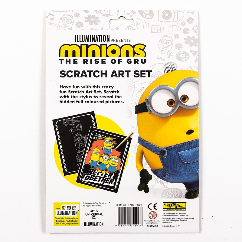 

Minions Scratch Art Set, Paperback Book, By: Alligator