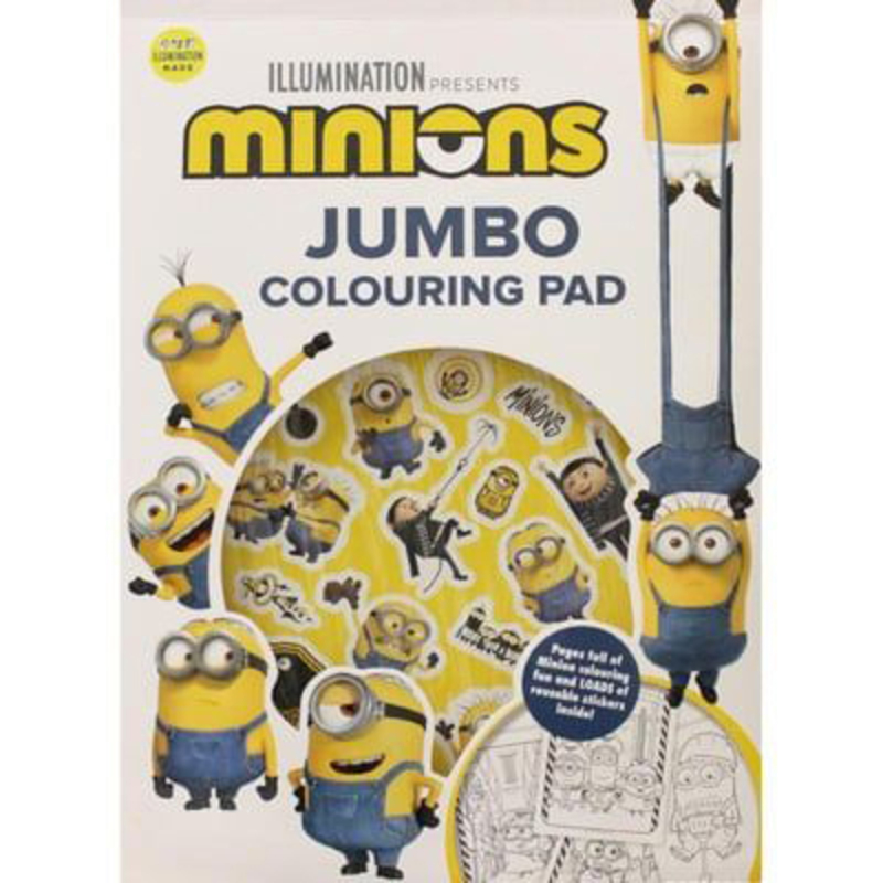 

Minions Jumbo Colouring Pad, Paperback Book, By: Alligator