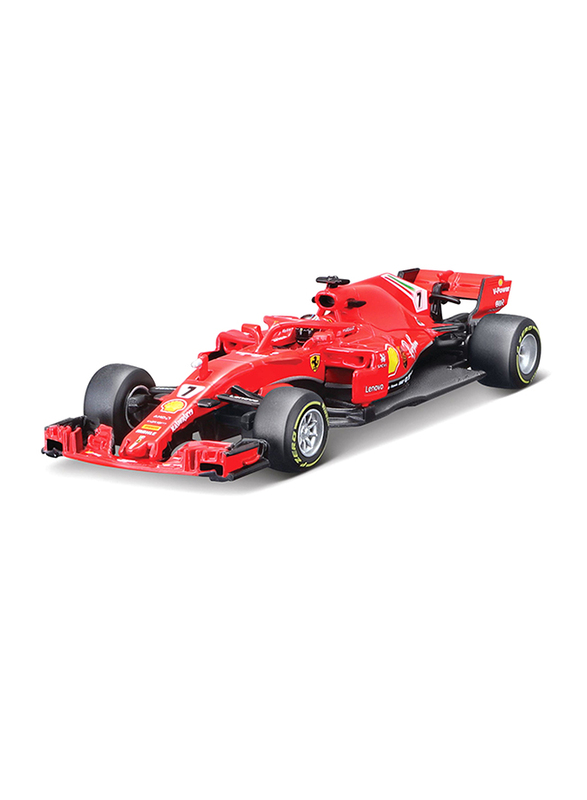 

Bburago Ferrari SF71H Kimi Raikkonen 1:43 Diecast Model Car, Red, Ages 1+