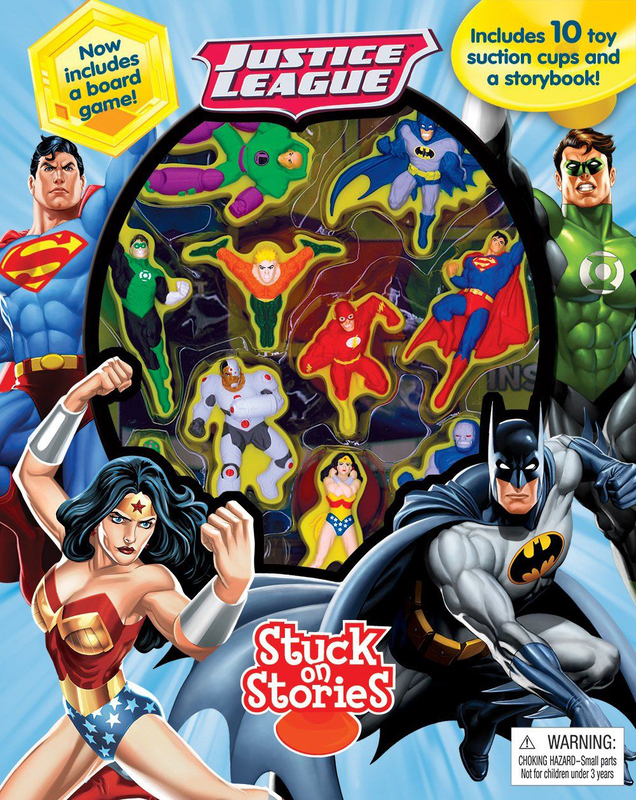 

Justice League Stuck on Stories, Board Book, By: Phidal Publishing Inc.
