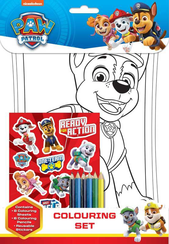 

Paw Patrol Stickers and Colouring Set, Paperback Book, By: Alligator