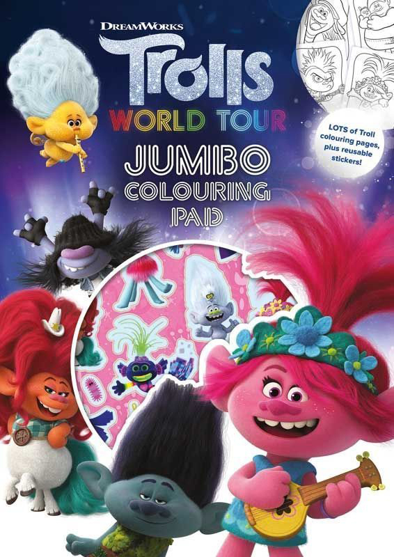 

Trolls World Tour Jumbo Colouring, Paperback Book, By: Alligator