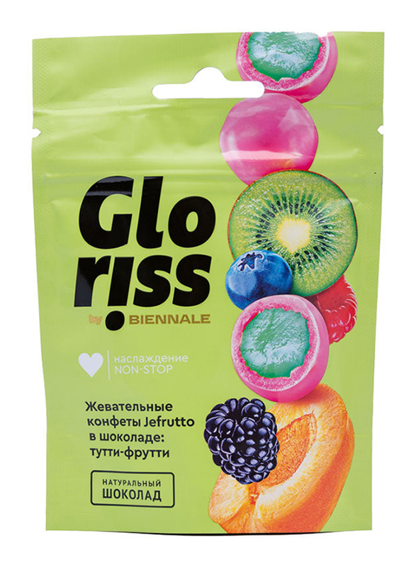 

Gloriss Chocolate-Covered Chewable Candies: Tutti-Frutti, 75g