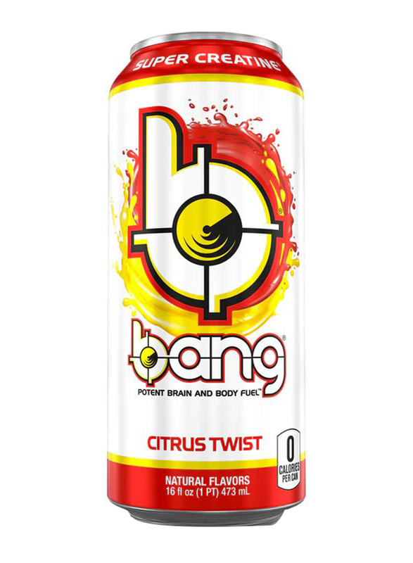

Bang Citrus Twist Protein Brain and Body Fuel, 473ml