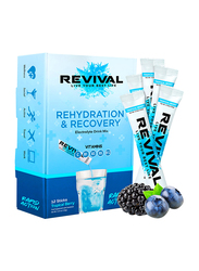Revival Tropical Berry Rapid Rehydration Electrolytes Powder, 12 Sticks, 120g