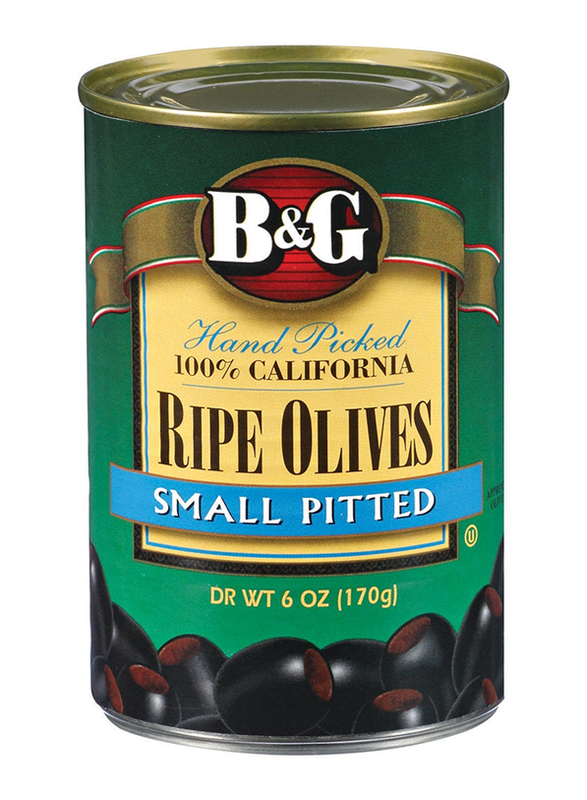 

B&G Small Pitted Ripe Olives, 170g