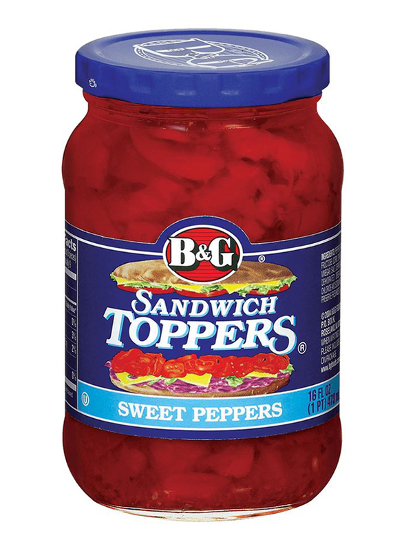 

B&G Sweet Red Bell Pepper Sandwich Topper, 454g