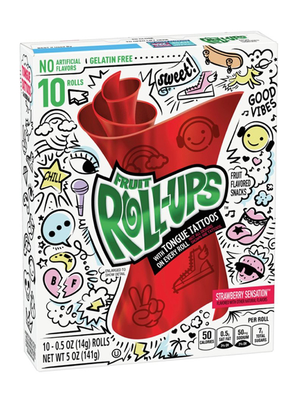 

Betty Crocker Strawberry Unicorn Fruit Rollups Snacks, 10 Pieces, 141g