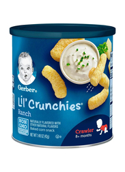 Gerber Lil' Crunchies Ranch Baked Corn Snack, 8+ Months, 42g