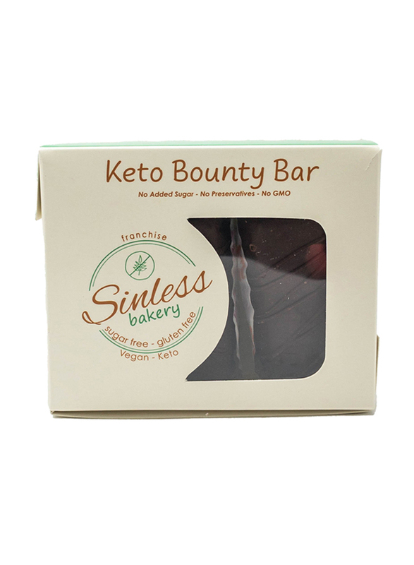 

Sinless Bakery Vegan Gluten Free Keto Bounty Bars, 45g