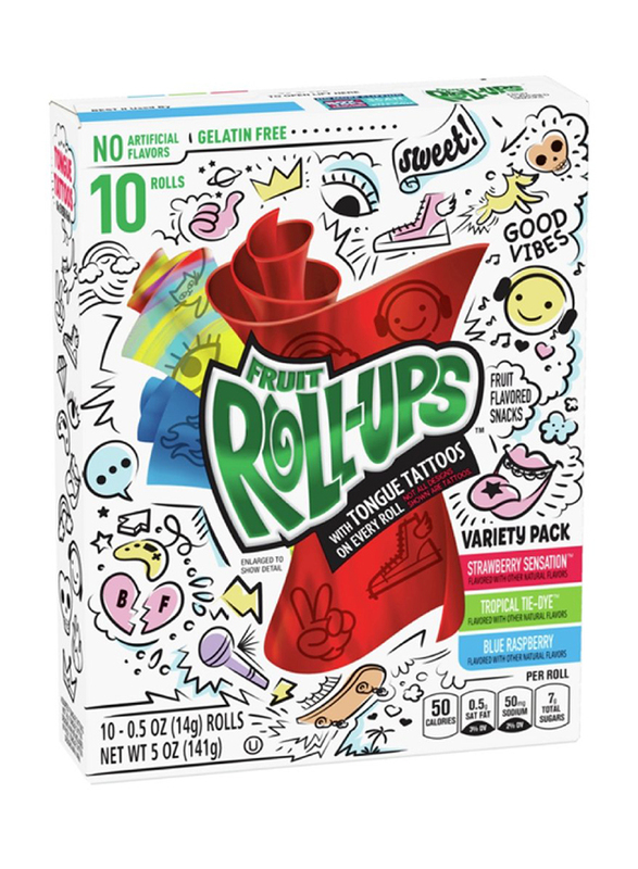 

Betty Crocker Variety Pack Unicorn Fruit Rollups Snacks, 10 Pieces, 141g