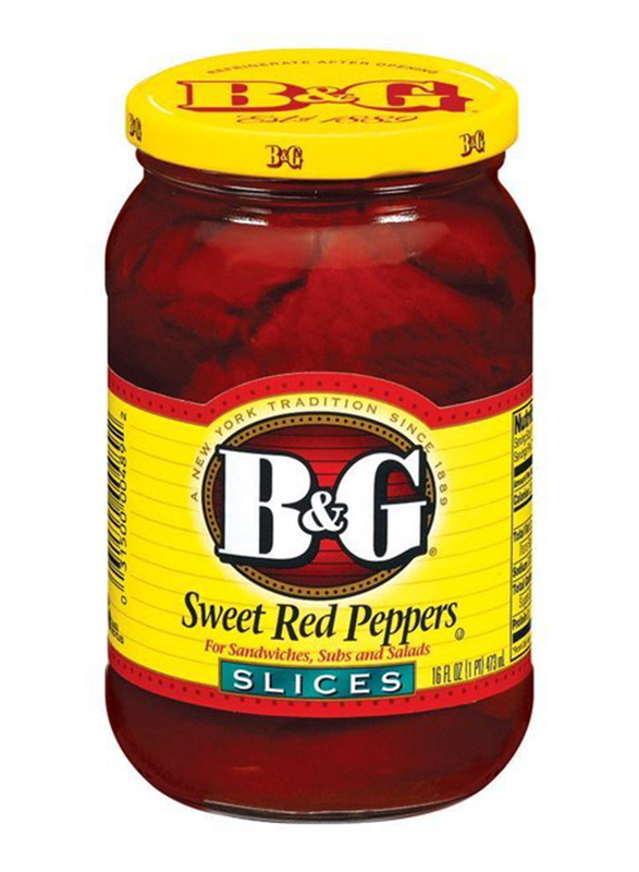 

B&G Sweet Red Pepper Slices, 454g